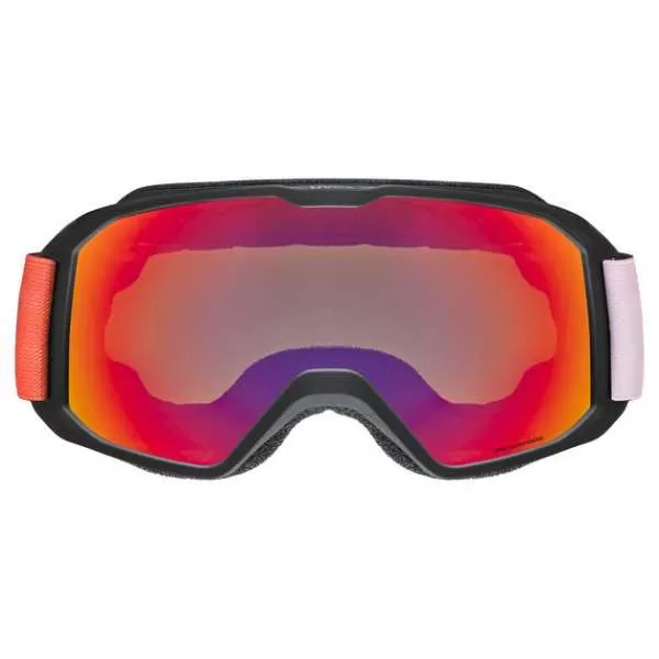 Uvex xcitd CV Ski Goggles - black matt, sl/ mirror scarlet - colorvision green