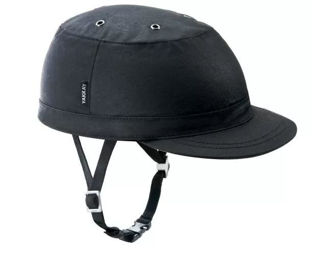 YAKKAY Helmet und Cover Paris Black Oilskin