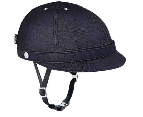 YAKKAY Velohelm Cover Milano Dark Blue Denim