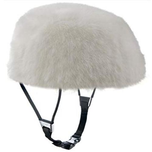 YAKKAY Velohelm Cover - Luzern White