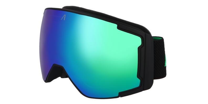 Athletes Layback Skibrille - black/sea