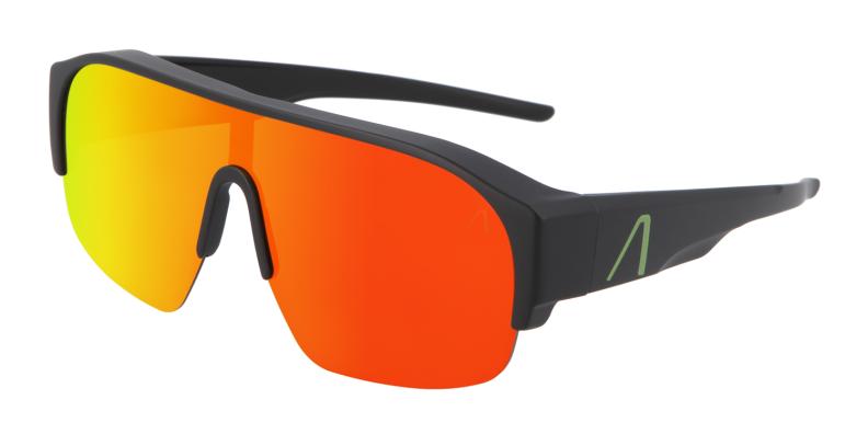 Athletes Waverider Sonnenbrille - matt balck red revo mirror