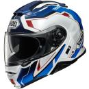 SHOEI Neotec II Respect TC-10 Klapphelm - weiss-blau-rot